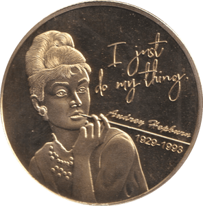 1993 TOKEN AUDREY HEPBUM - OTHER TOKENS - Cambridgeshire Coins
