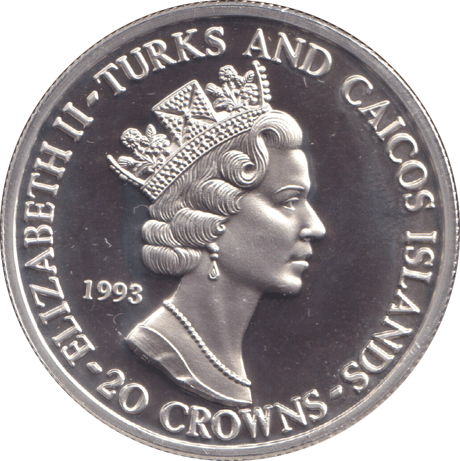 1993 TWENTY CROWNS CORONATION ANNIVERSARY - WORLD COINS - Cambridgeshire Coins