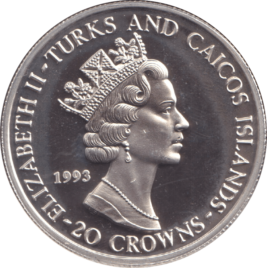 1993 TWENTY CROWNS CORONATION ANNIVERSARY - WORLD COINS - Cambridgeshire Coins