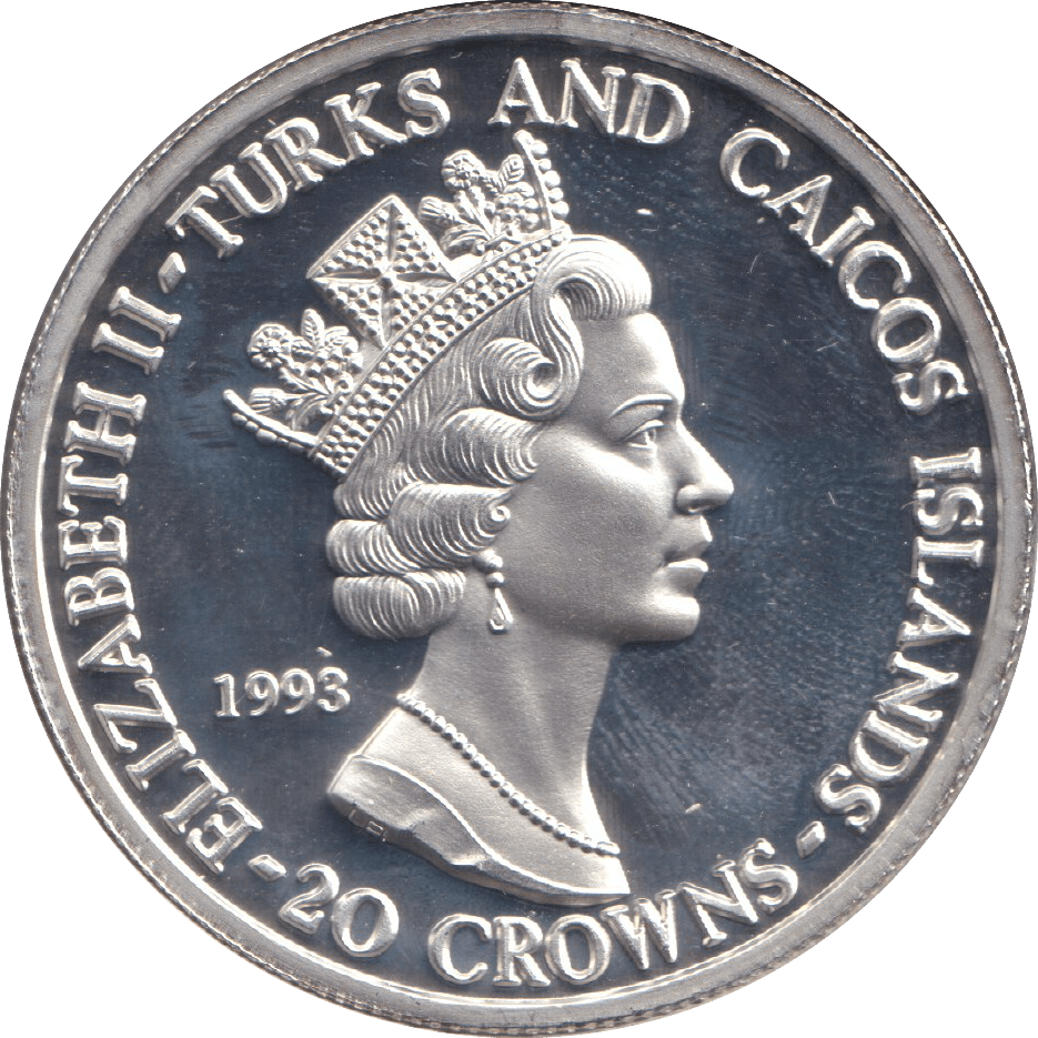 1993 TWENTY CROWNS CORONATION ANNIVERSARY - WORLD COINS - Cambridgeshire Coins