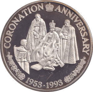 1993 TWENTY CROWNS CORONATION ANNIVERSARY - WORLD COINS - Cambridgeshire Coins