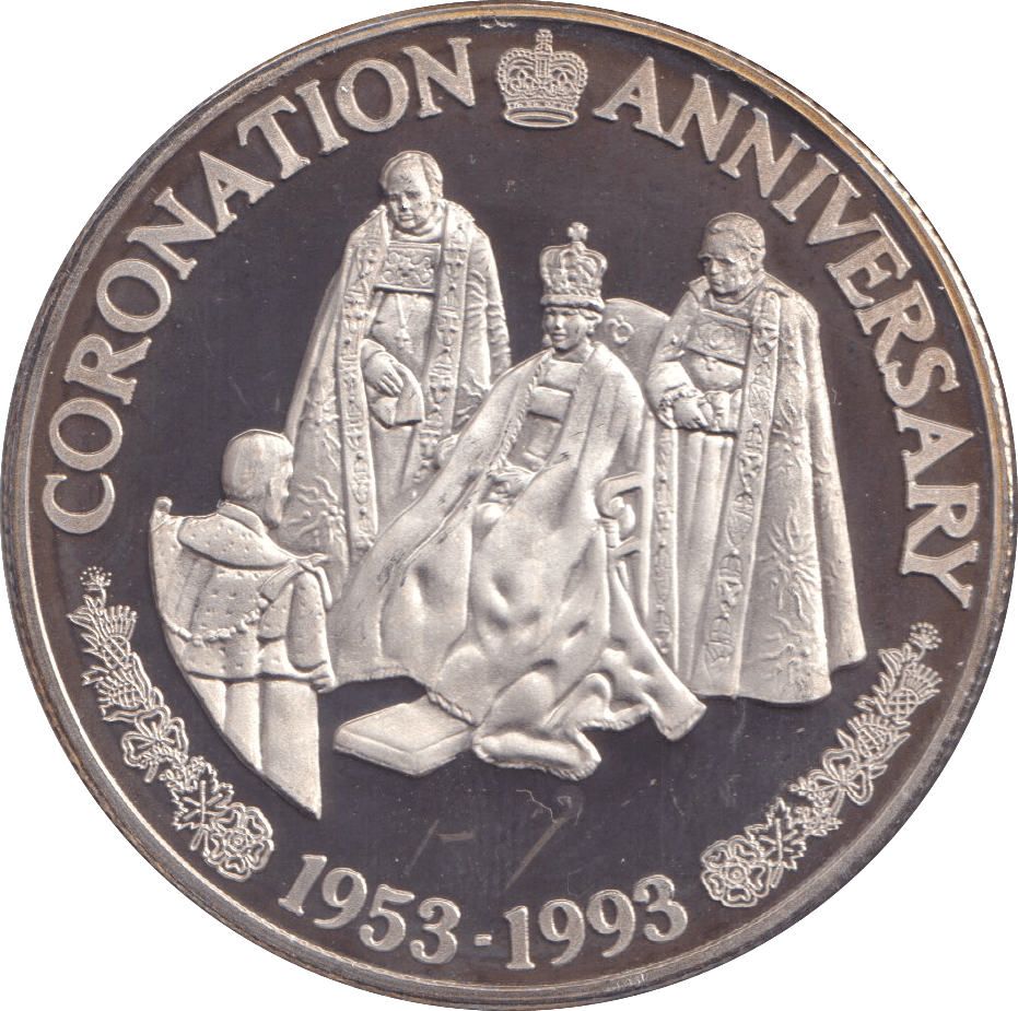 1993 TWENTY CROWNS CORONATION ANNIVERSARY - WORLD COINS - Cambridgeshire Coins