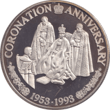 1993 TWENTY CROWNS CORONATION ANNIVERSARY - WORLD COINS - Cambridgeshire Coins