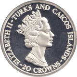 1993 TWENTY CROWNS CORONATION ANNIVERSARY - WORLD COINS - Cambridgeshire Coins