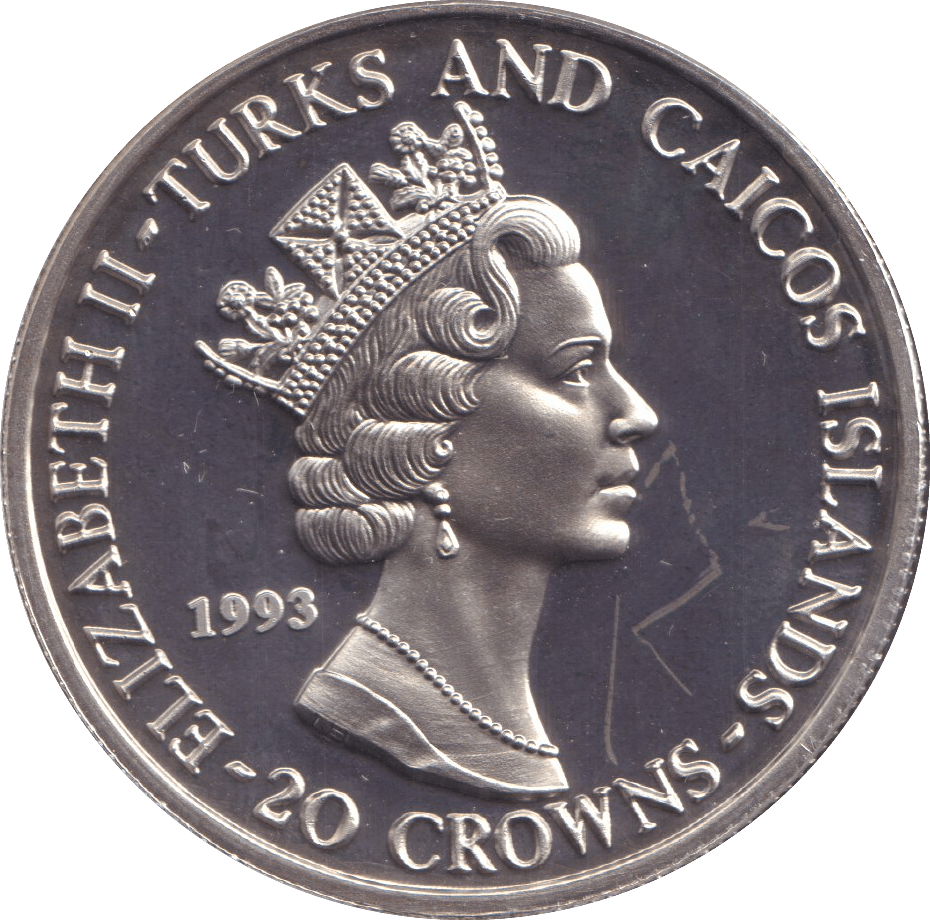 1993 TWENTY CROWNS CORONATION ANNIVERSARY - WORLD COINS - Cambridgeshire Coins