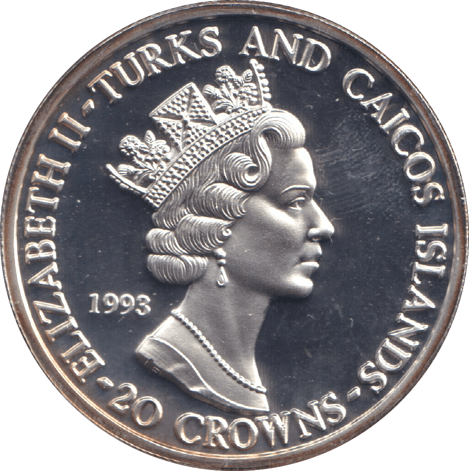 1993 TWENTY CROWNS CORONATION ANNIVERSARY - WORLD COINS - Cambridgeshire Coins
