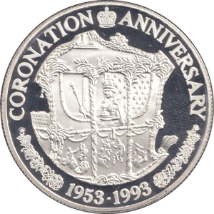 1993 TWENTY CROWNS CORONATION ANNIVERSARY - WORLD COINS - Cambridgeshire Coins