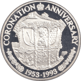 1993 TWENTY CROWNS CORONATION ANNIVERSARY - WORLD COINS - Cambridgeshire Coins