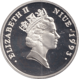 1993 TWENTY DOLLARS NIUE CORONATION ANNIVERSARY OF QUEEN ELIZABETH - SILVER WORLD COINS - Cambridgeshire Coins