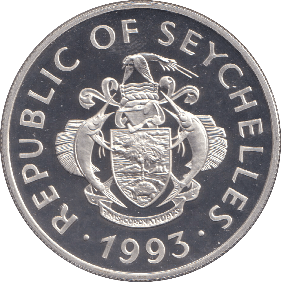 1993 TWENTY FIVE RUPEES CORONATION ANNIVERSARY - WORLD COINS - Cambridgeshire Coins