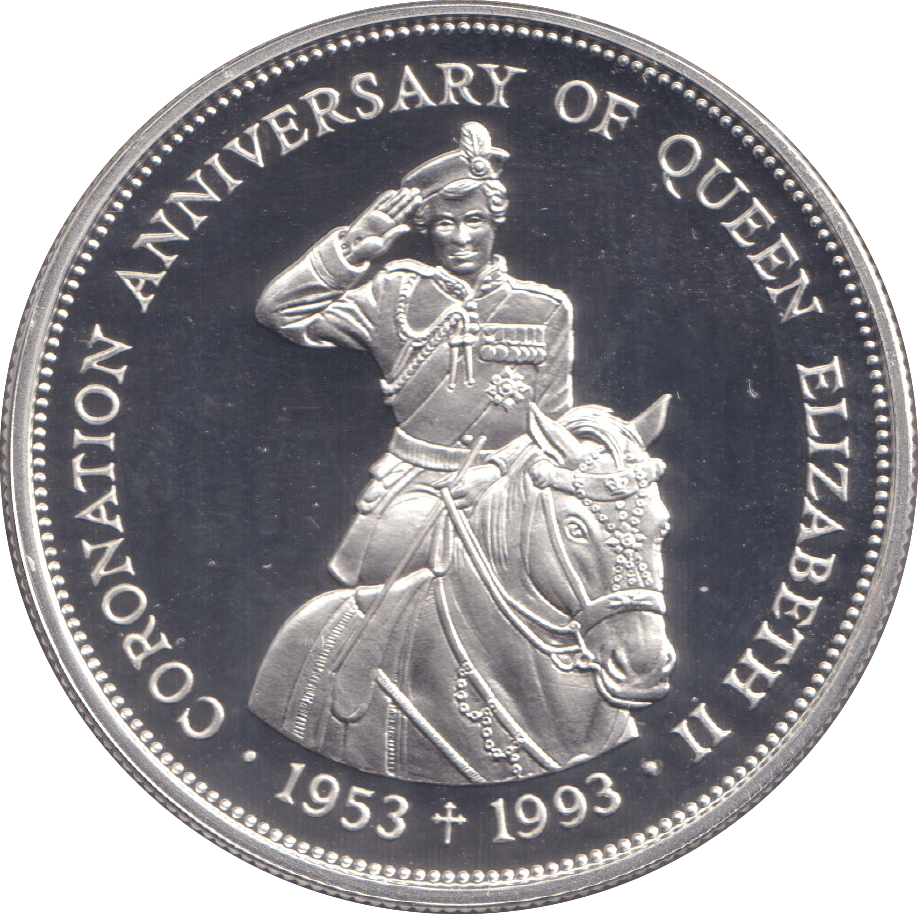 1993 TWO DOLLARS ANNIVERSARY CORONATION - WORLD COINS - Cambridgeshire Coins