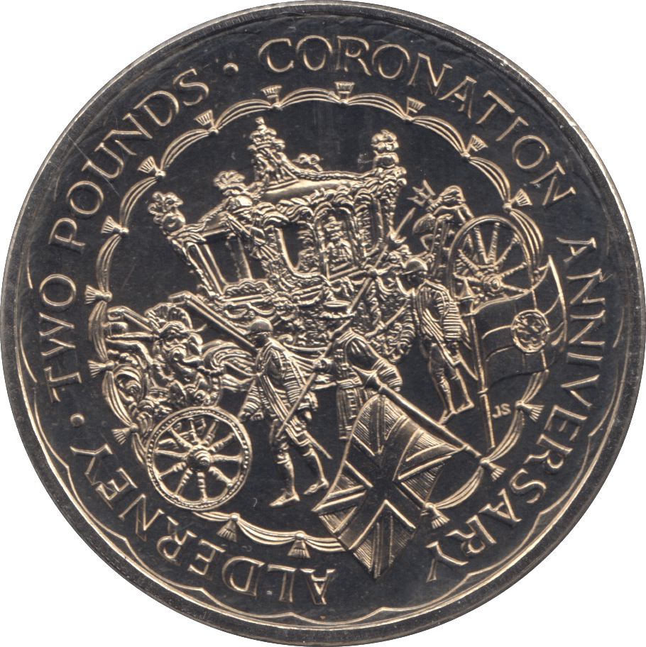 1993 TWO POUNDS COIN ALDERNEY F331 - WORLD COINS - Cambridgeshire Coins