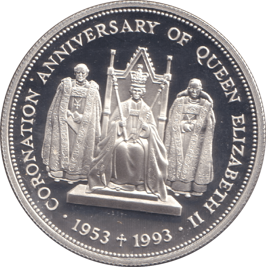 1993 TWO POUNDS CORONATION ANNIVERSARY - WORLD COINS - Cambridgeshire Coins