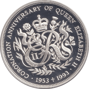1993 TWO POUNDS CORONATION ANNIVERSARY - WORLD COINS - Cambridgeshire Coins