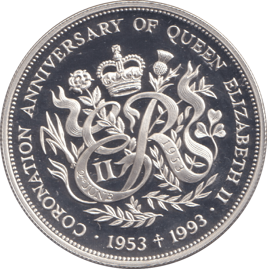 1993 TWO POUNDS CORONATION ANNIVERSARY - WORLD COINS - Cambridgeshire Coins