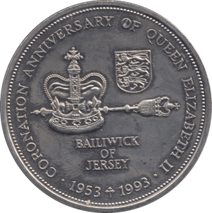 1993 TWO POUNDS JERSEY F601 - WORLD COINS - Cambridgeshire Coins