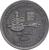 1993 TWO POUNDS JERSEY F601 - WORLD COINS - Cambridgeshire Coins