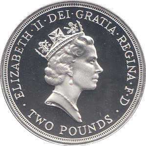 1994 £2 TERCENTENARY COMMEMORATIVE SILVER (PROOF) - £2 Silver Proof - Cambridgeshire Coins