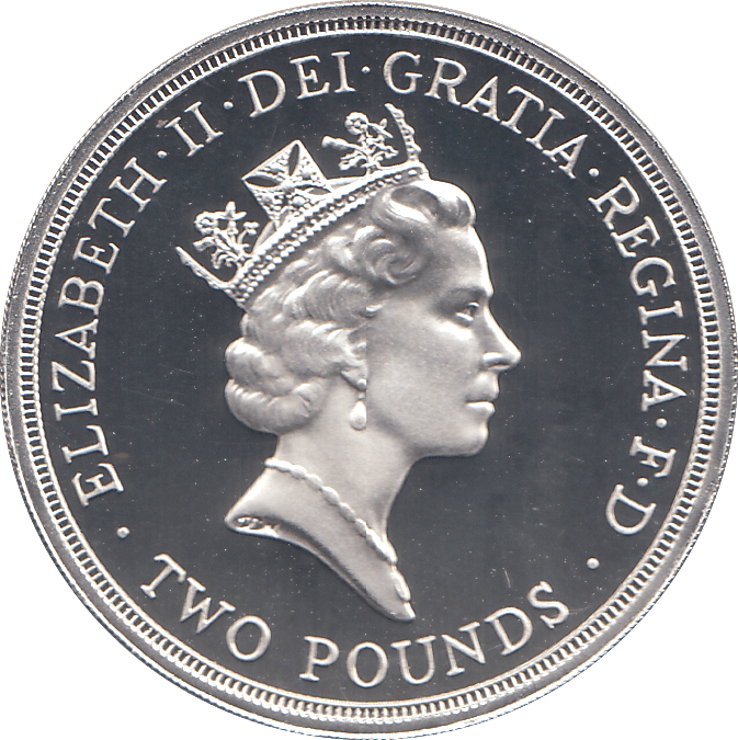 1994 £2 TERCENTENARY COMMEMORATIVE SILVER (PROOF) - £2 Silver Proof - Cambridgeshire Coins