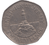 1994 20P BAILIWICK OF JERSEY - 20p BU - Cambridgeshire Coins