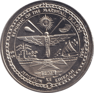 1994 5 DOLLARS MARSHALL ISLANDS - WORLD COINS - Cambridgeshire Coins