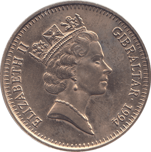 1994 5 POUND D DAY 50TH ANNIVERSARY ( BU ) - WORLD COINS - Cambridgeshire Coins