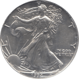 1994 AMERICAN EAGLE SILVER DOLLAR 1 OZ FINE SILVER USA - SILVER WORLD COINS - Cambridgeshire Coins