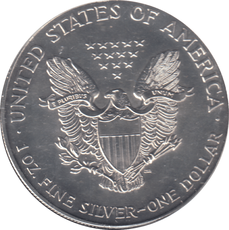 1994 AMERICAN EAGLE SILVER DOLLAR 1 OZ FINE SILVER USA - SILVER WORLD COINS - Cambridgeshire Coins