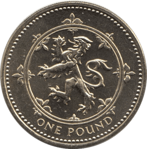 1994 BRILLIANT UNCIRCULATED £1 COIN PRESENTATION PACK SCOTLAND 1994 - £1 BU PACK - Cambridgeshire Coins