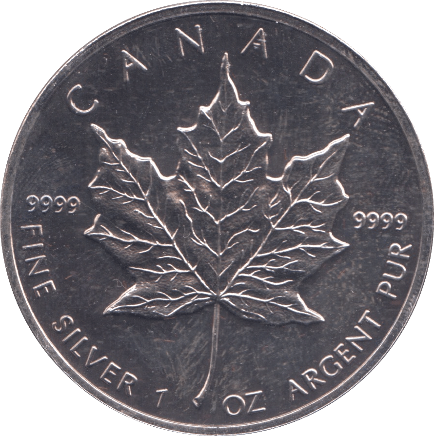 1994 CANADA SILVER FIVE DOLLARS - SILVER WORLD COINS - Cambridgeshire Coins