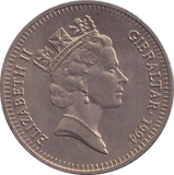 1994 D - DAY FIVE POUND GIBRALTAR - WORLD COINS - Cambridgeshire Coins