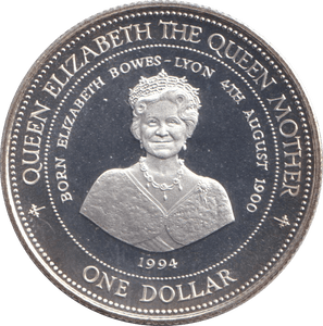 1994 DOLLAR SILVER PROOF BARBADOS - WORLD COINS - Cambridgeshire Coins