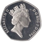 1994 FIFTY PENCE SILVER PROOF 50P D DAY LANDINGS - SILVER WORLD COINS - Cambridgeshire Coins