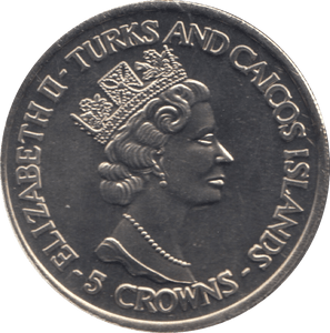 1994 FIVE CROWNS TURKS AND CAICOS F413 - WORLD COINS - Cambridgeshire Coins