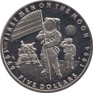 1994 FIVE DOLLAR MARSHALL ISLANDS F277 - WORLD COINS - Cambridgeshire Coins