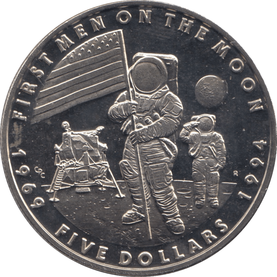 1994 FIVE DOLLAR MARSHALL ISLANDS F277 - WORLD COINS - Cambridgeshire Coins