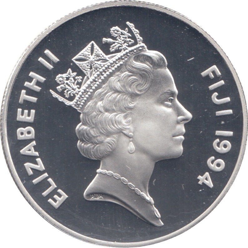 1994 FIVE DOLLARS - SILVER WORLD COINS - Cambridgeshire Coins