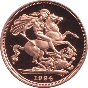 1994 GOLD SOVEREIGN ( PROOF ) - SOVEREIGN - Cambridgeshire Coins