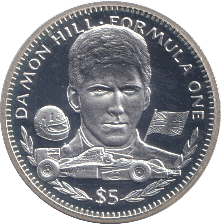 1994 HALF OUNCE FINE SILVER FIVE DOLLARS LIBERIA - SILVER WORLD COINS - Cambridgeshire Coins