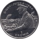 1994 ONE CROWN ISLE OF MAN F288 - WORLD COINS - Cambridgeshire Coins