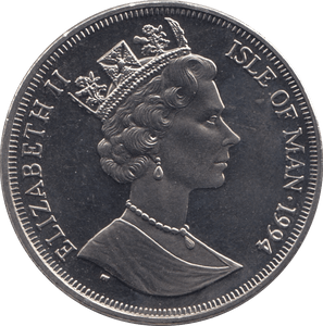 1994 ONE CROWN ISLE OF MAN F289 - WORLD COINS - Cambridgeshire Coins