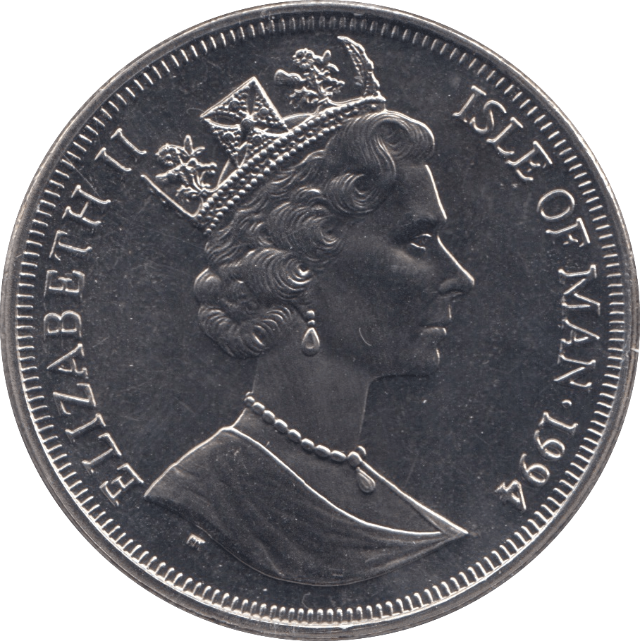 1994 ONE CROWN ISLE OF MAN F291 - WORLD COINS - Cambridgeshire Coins