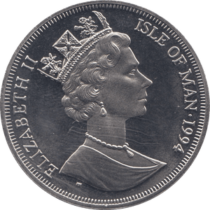 1994 ONE CROWN ISLE OF MAN F453 - WORLD COINS - Cambridgeshire Coins