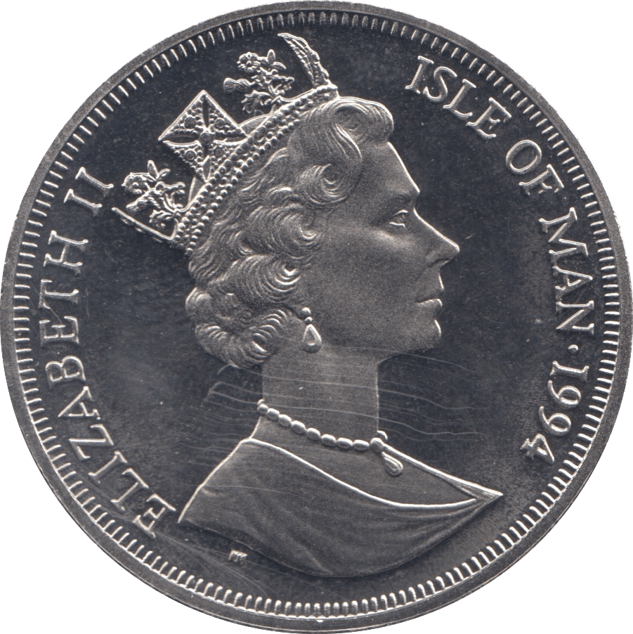1994 ONE CROWN ISLE OF MAN F453 - WORLD COINS - Cambridgeshire Coins
