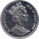 1994 ONE CROWN ISLE OF MAN ( PROOF ) - WORLD COINS - Cambridgeshire Coins