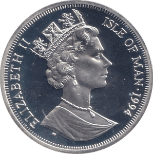 1994 ONE CROWN ISLE OF MAN ( PROOF ) - WORLD COINS - Cambridgeshire Coins