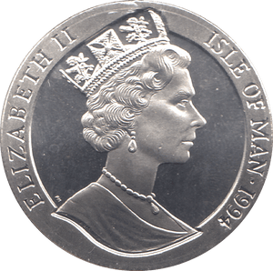 1994 ONE CROWN YEAR OF THE DOG - WORLD COINS - Cambridgeshire Coins