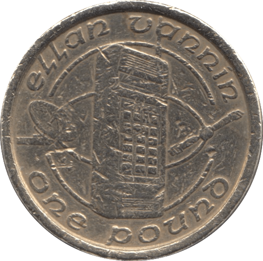 1994 ONE POUND ISLE OF MAN - WORLD COINS - Cambridgeshire Coins