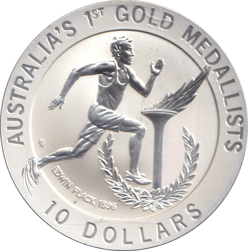 1994 SILVER 10 DOLLAR AUSTRALIA 1ST GOLD MEDALLISTS - SILVER WORLD COINS - Cambridgeshire Coins