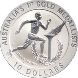 1994 SILVER 10 DOLLAR AUSTRALIA 1ST GOLD MEDALLISTS - SILVER WORLD COINS - Cambridgeshire Coins
